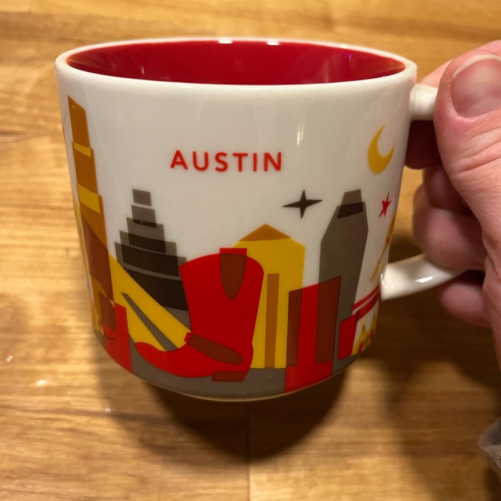 Austin Starbucks city mug. You are here collection.
